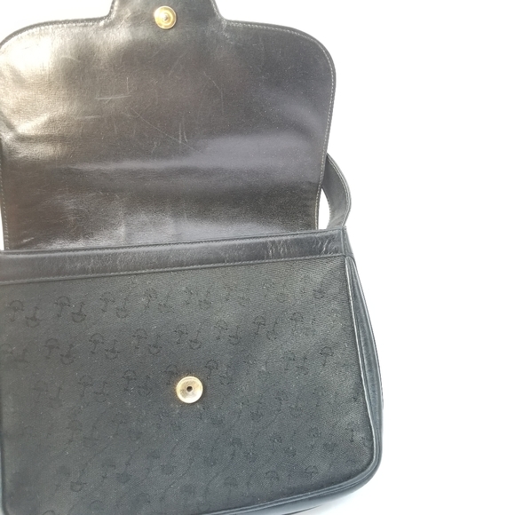 Auth Vintage GUCCI Horsebit embossed Canvas and Leather Shoulder handbag - Picture 13 of 16